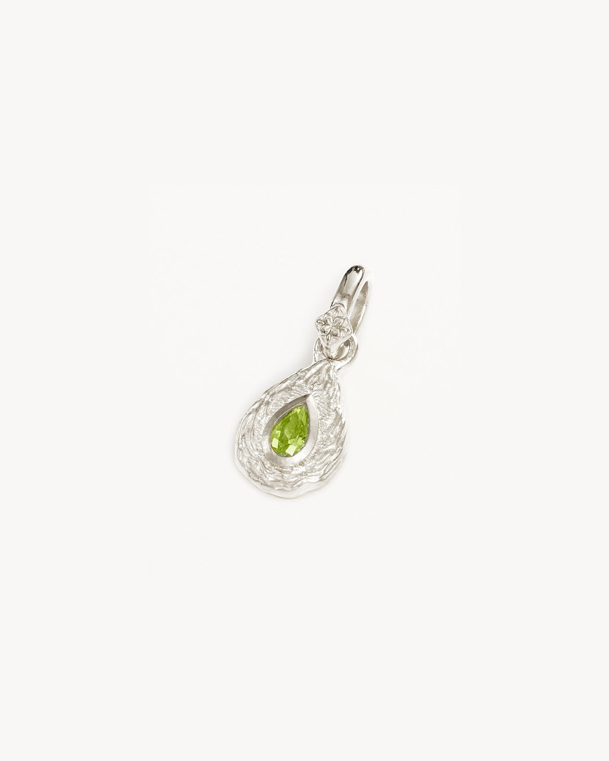 August Birthstone Pendant Necklace - Sterling Silver With Love Link Charm for Women | Perfect Gift for Birthday, Anniversary & Special Occasions