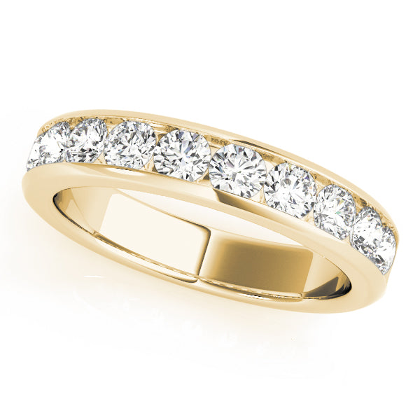 0.01 PT Round Channel Anniversary Diamond Ring - Perfect for Anniversaries, Engagements & Special Occasions