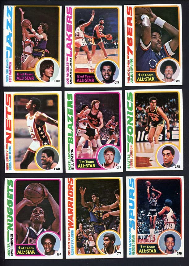 1978 Topps Complete Baseball Card Set EX-MT/NR-MT - Includes Kareem Abdul-Jabbar, Julius Erving & Pete Maravich - 431081 Kit by Young Cards - Perfect for Collectors, Display & Investment