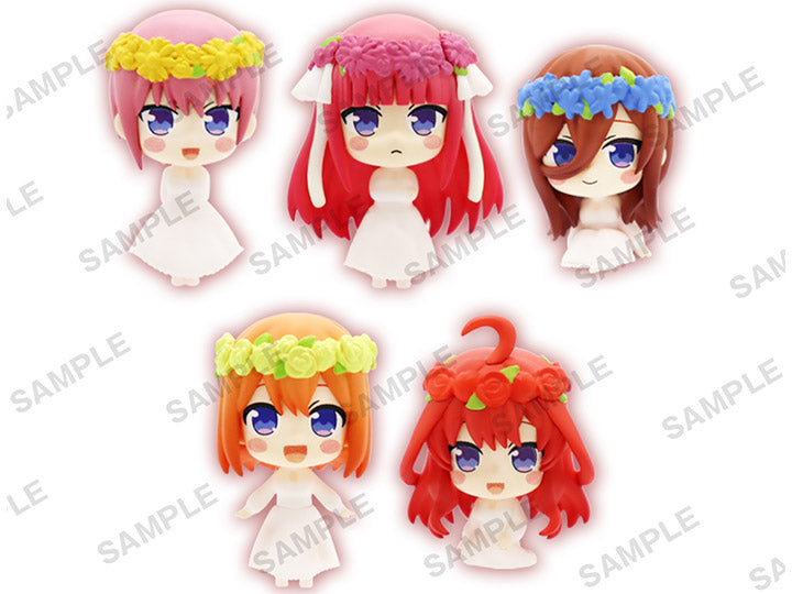 Bushiroad Creative The Quintessential Quintuplets FF Collection Box Set of 6 Anime Figures - Perfect for Display, Collecting, and Anime Fans Gift Giving