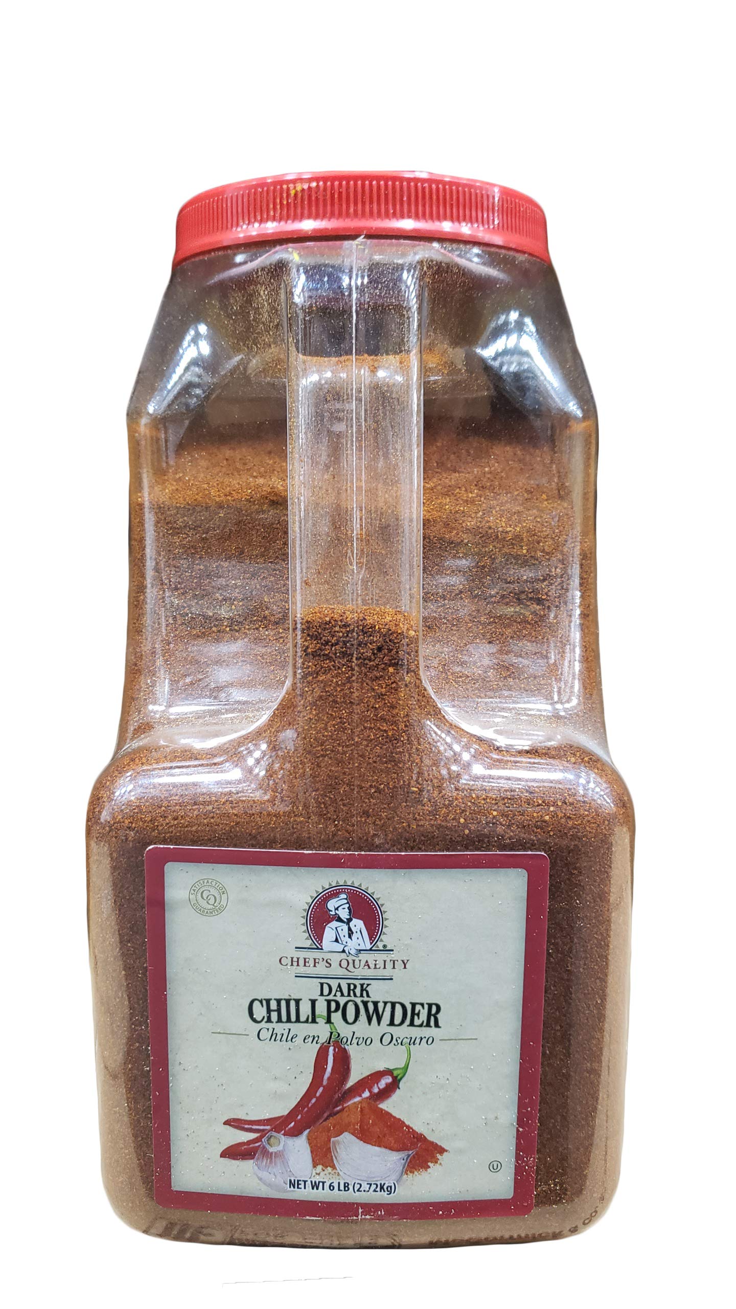 Premium Chef's Quality Dark Chili Powder - 6 LB Bulk Size | Rich Flavor for BBQ, Tacos, Chili & Mexican Cuisine | Restaurant & Home Cooking Essential