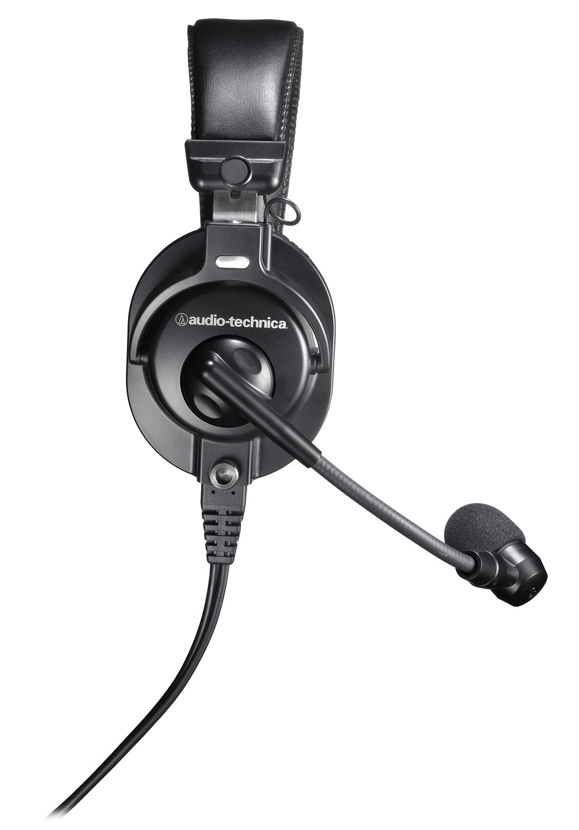 Audio Technica BPHS1 Professional Over-Ear Broadcast Headphones with Boom Mic & Speakers - Perfect for Podcasting, Live Streaming, and Radio Broadcasting