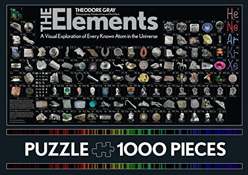 1000 Piece Elements Puzzle - Periodic Table Jigsaw Puzzle for Adults & Teens - STEM Educational Toy for Science Lovers - Perfect for Family Game Night & Classroom Learning