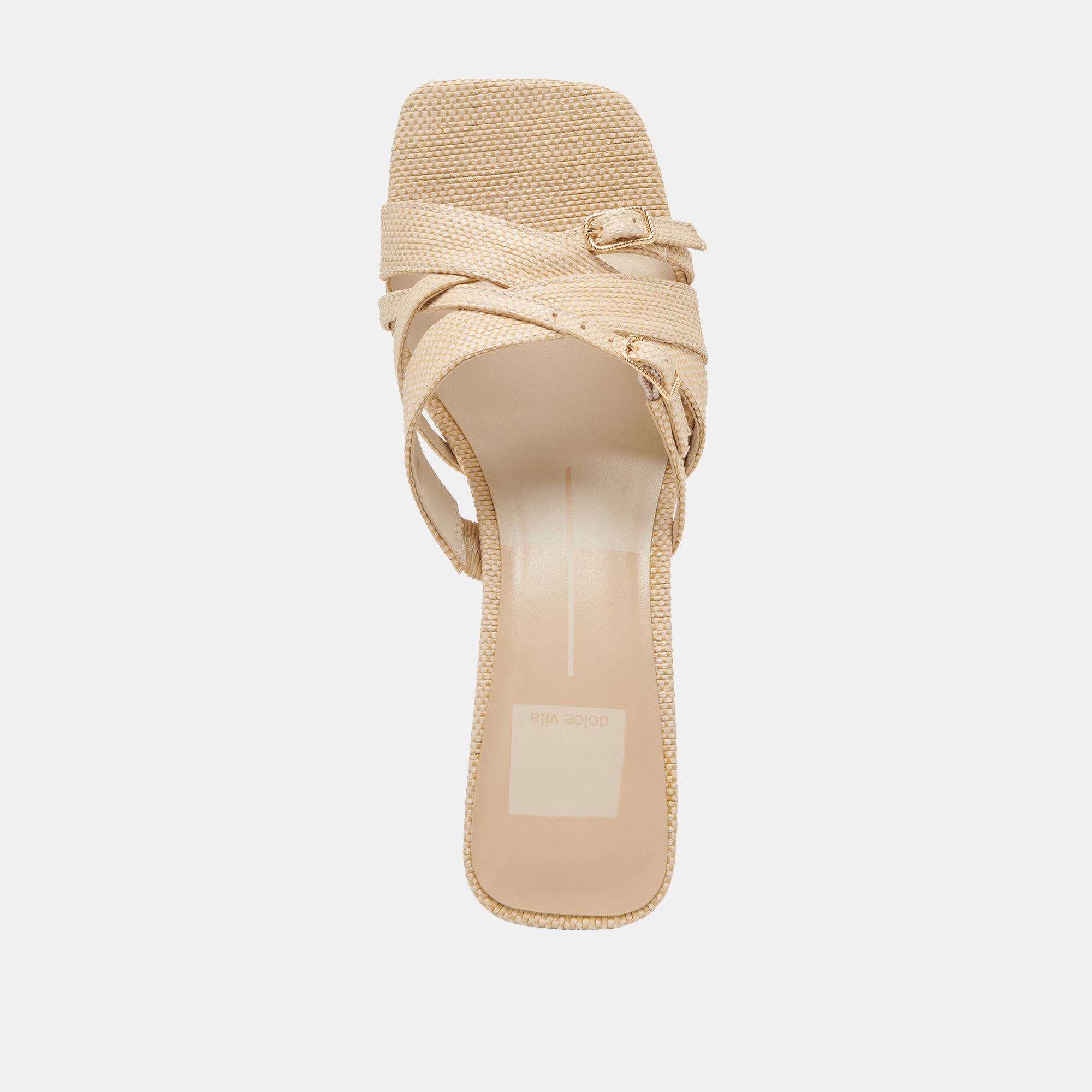 BRYANT HEELS Women's Natural Woven Raffia Sandals - Comfortable Summer Beach Wedding Shoes for Outdoor Parties & Vacations