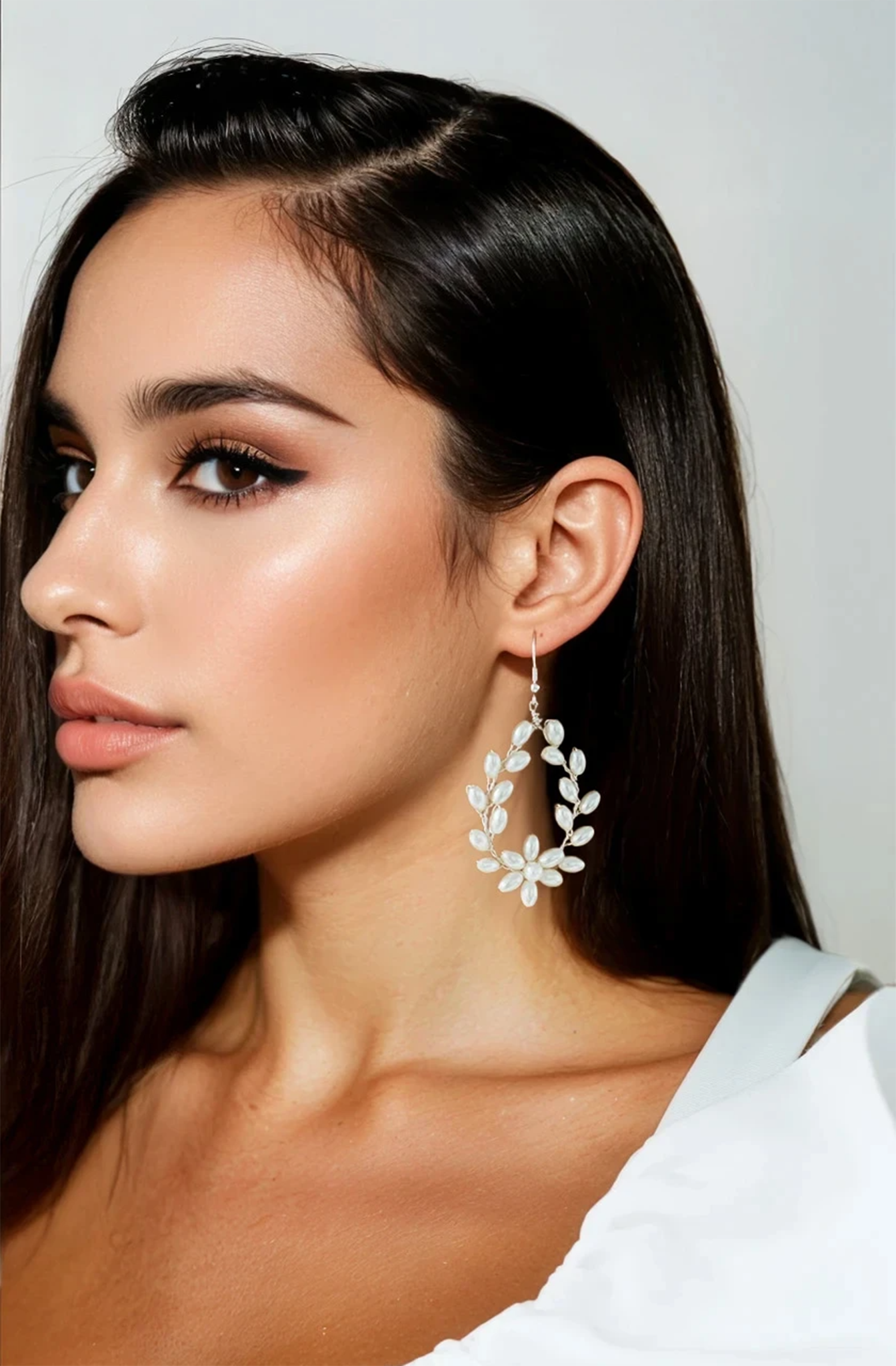 Elegant ESTELLE EARRINGS - Dainty Gold Hoop Earrings for Women, Trendy Minimalist Jewelry Gift for Her | Perfect for Date Night, Office Wear & Special Occasions