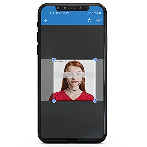 Smartphone Passport Photo System - Compatible with iPhone & Android | Take Perfect ID Photos at Home for Visas, Licenses & Travel Documents