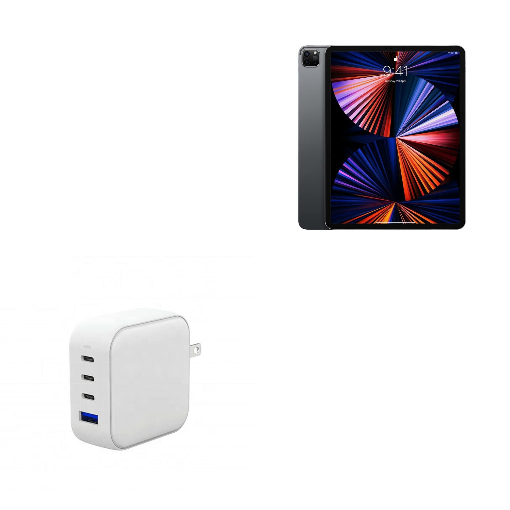 BoxWave 100W 3-Port PD Wall Charger for Apple iPad Pro 12.9