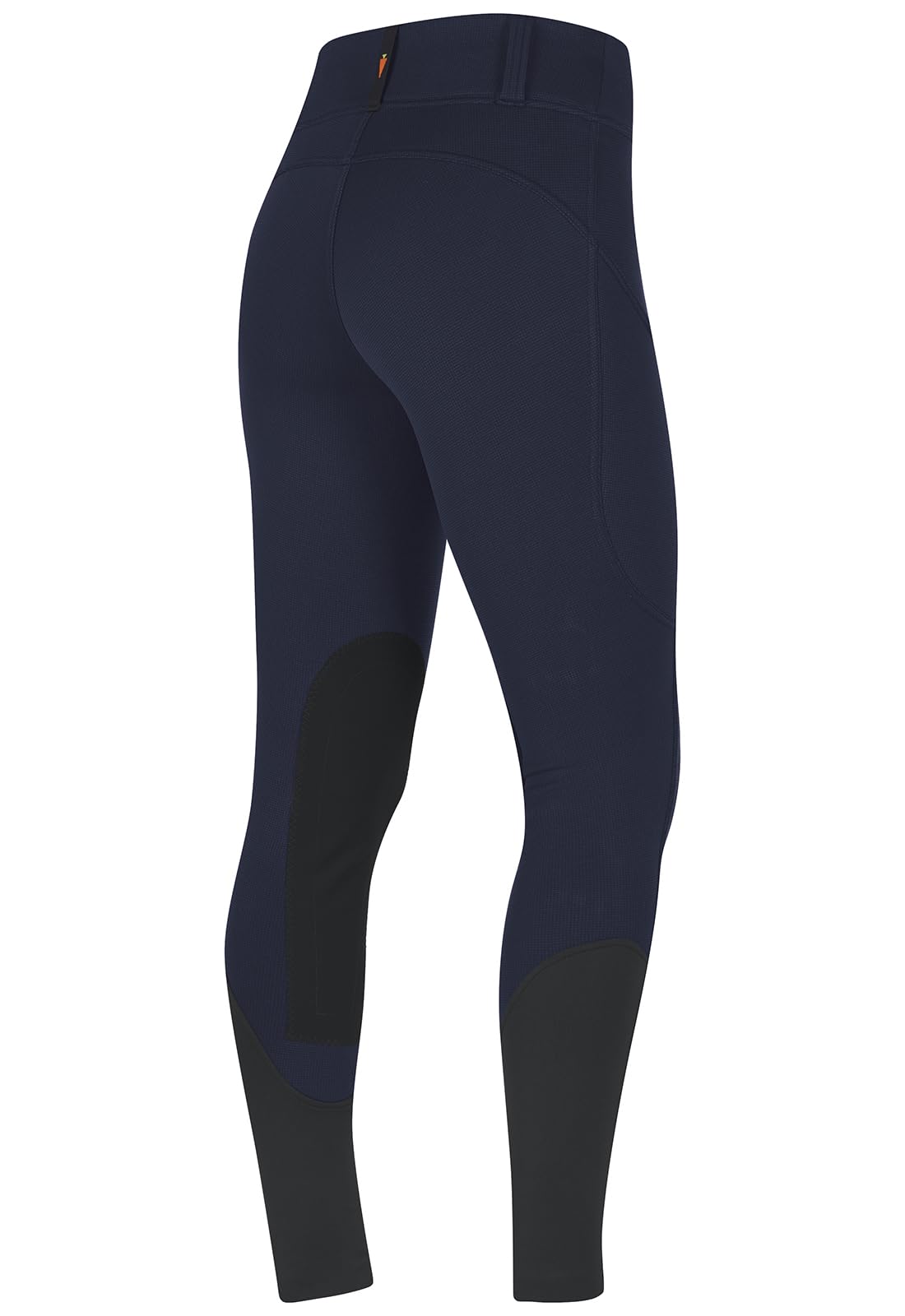 Kerrits Women's Sit Tight Wind Pro Knee Patch Winter Horse Riding Tights – Warm Polartec Equestrian Breeches with Phone Pocket | Cold Weather Riding, Training & Competition