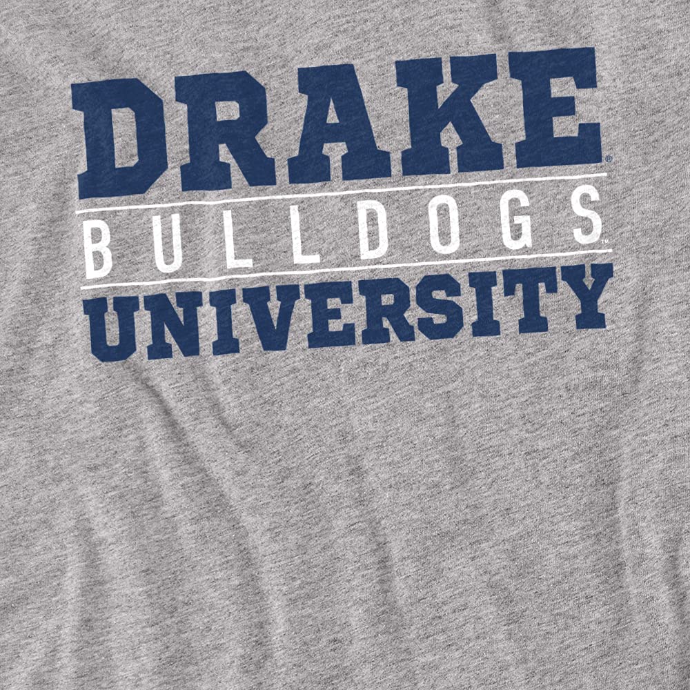 Drake University Official Between The Lines Unisex Adult T-Shirt - Comfortable Cotton Tee for Men & Women - Perfect for School Spirit, Game Days & Casual Wear - Size Large