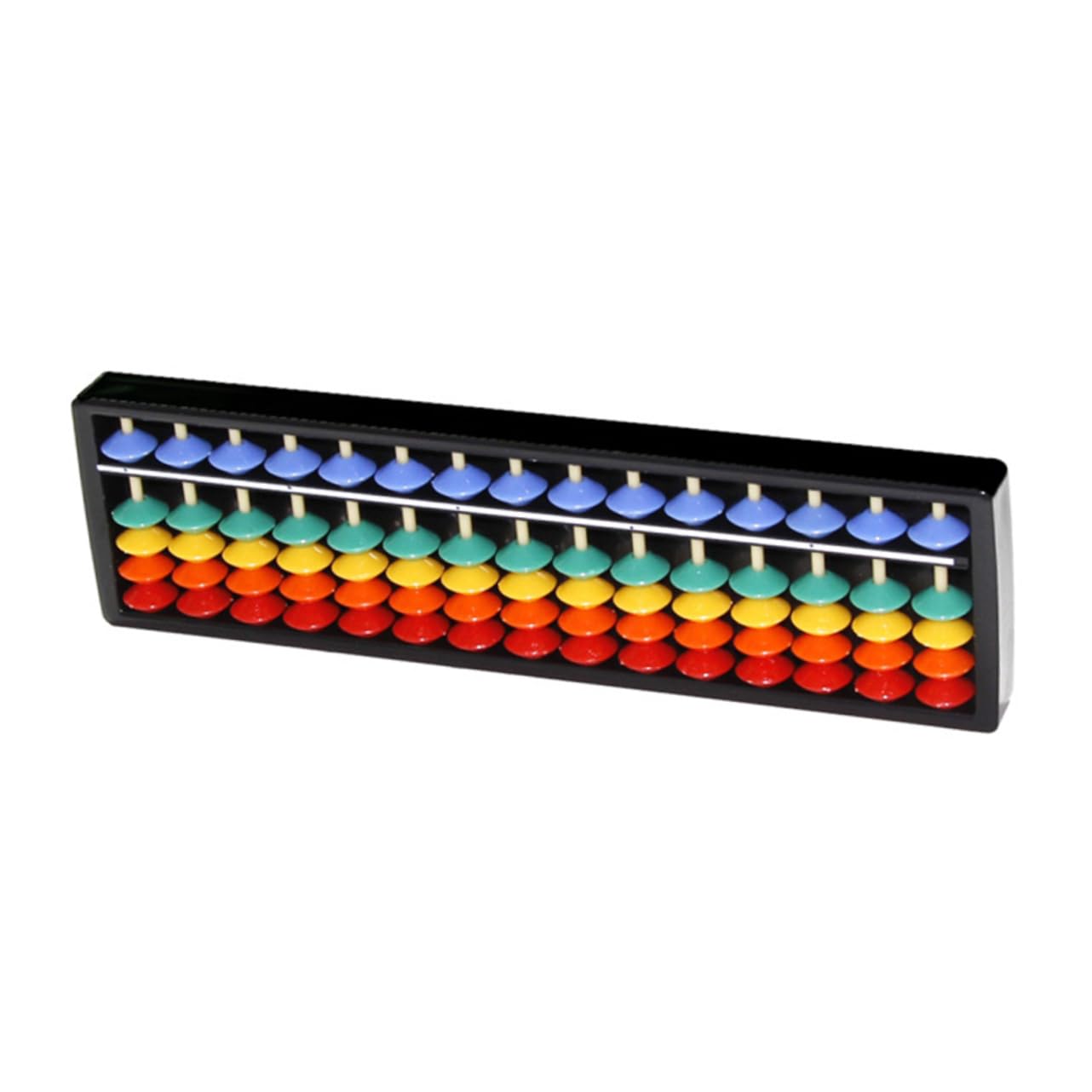 3-Piece 15-Row Educational Abacus Toy for Kids - Math Learning Tool, Counting Practice, and Arithmetic Playset - Perfect for Classroom, Homeschooling & Early Childhood Development