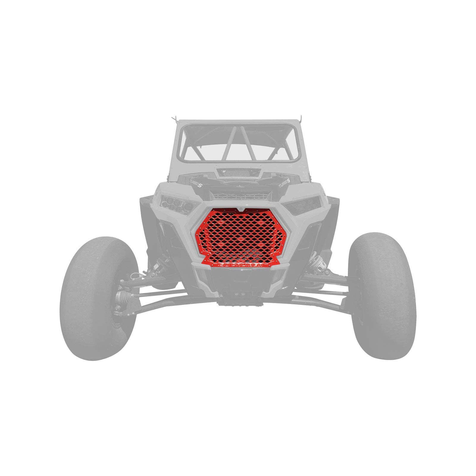 High Performance Red Custom CNC Grill for 2019 Polaris RZR XP1000, XP Turbo, Turbo S 2 & 4 Seat - Improves Airflow & Engine Cooling - Perfect for Off-Road Adventures & Dune Racing [5358A6]