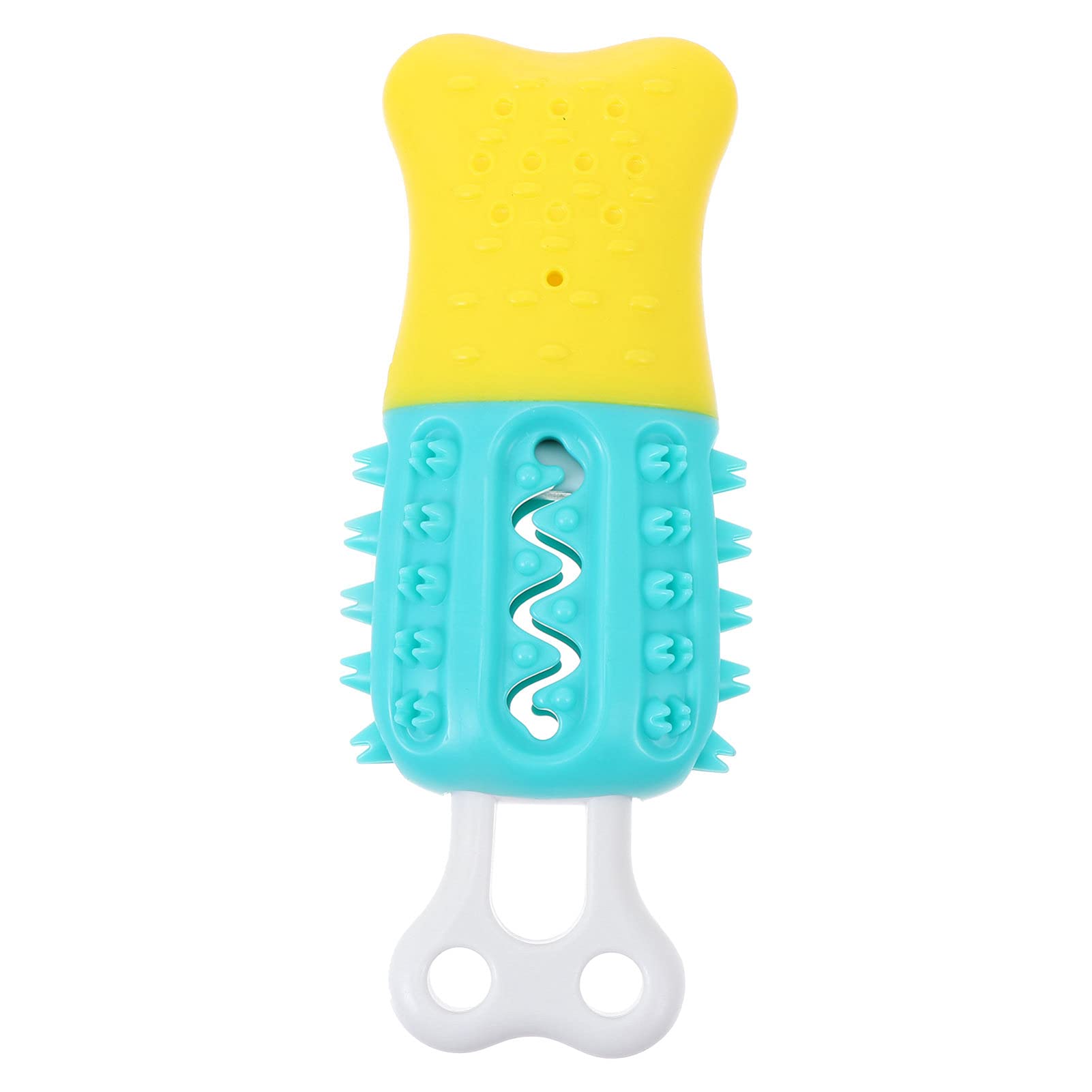 Hemobllo 1pc Puppy Chew Toy - Durable TPR Dog Teeth Cleaning & Grinding Toy for Small Dogs | Dog Toothbrush & Food Feeder | Perfect for Teething, Dental Care & Playtime