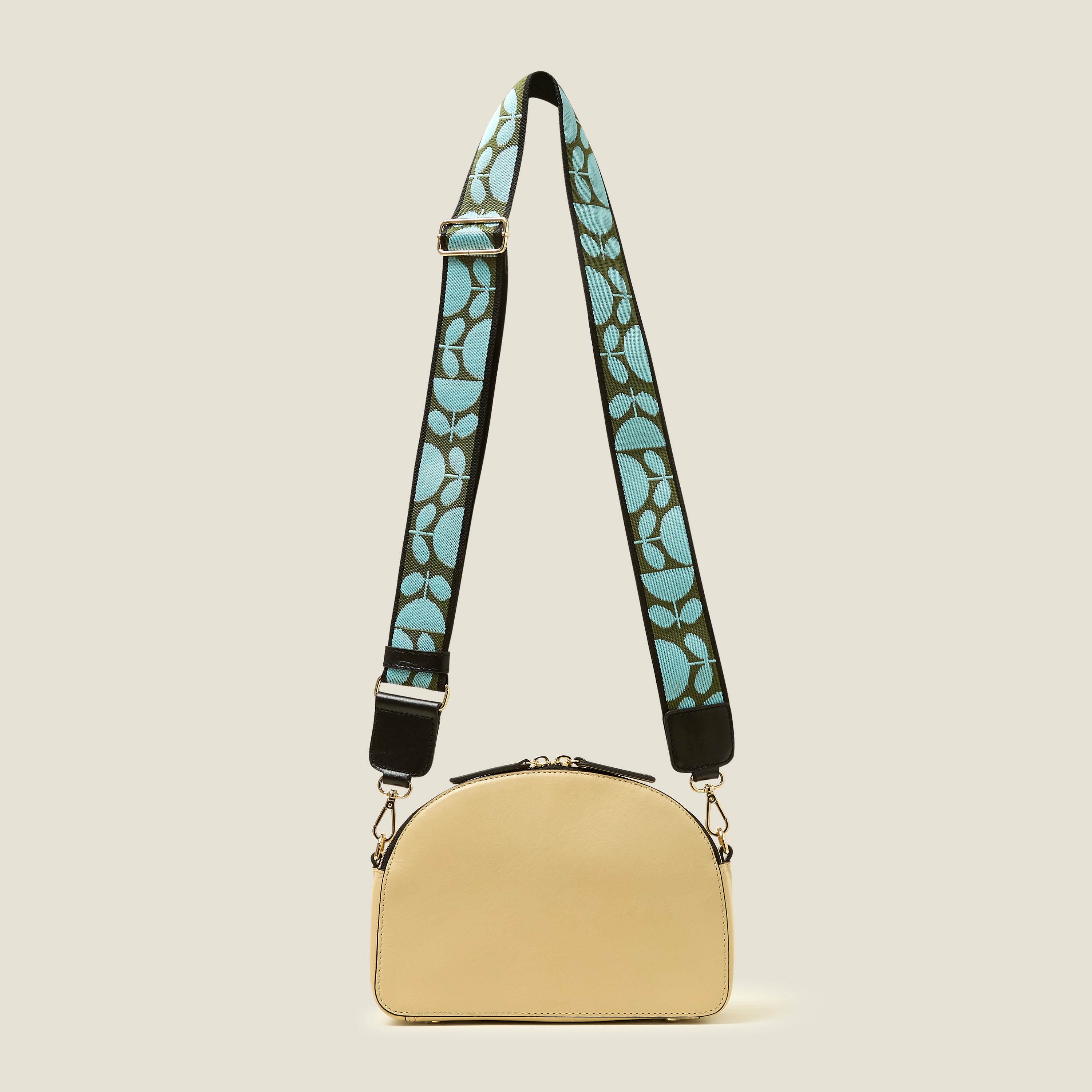 Luna Crossbody Bag Whipstitch Stem Cream - Stylish Leather Shoulder Purse for Women, Perfect for Everyday Use, Shopping & Travel