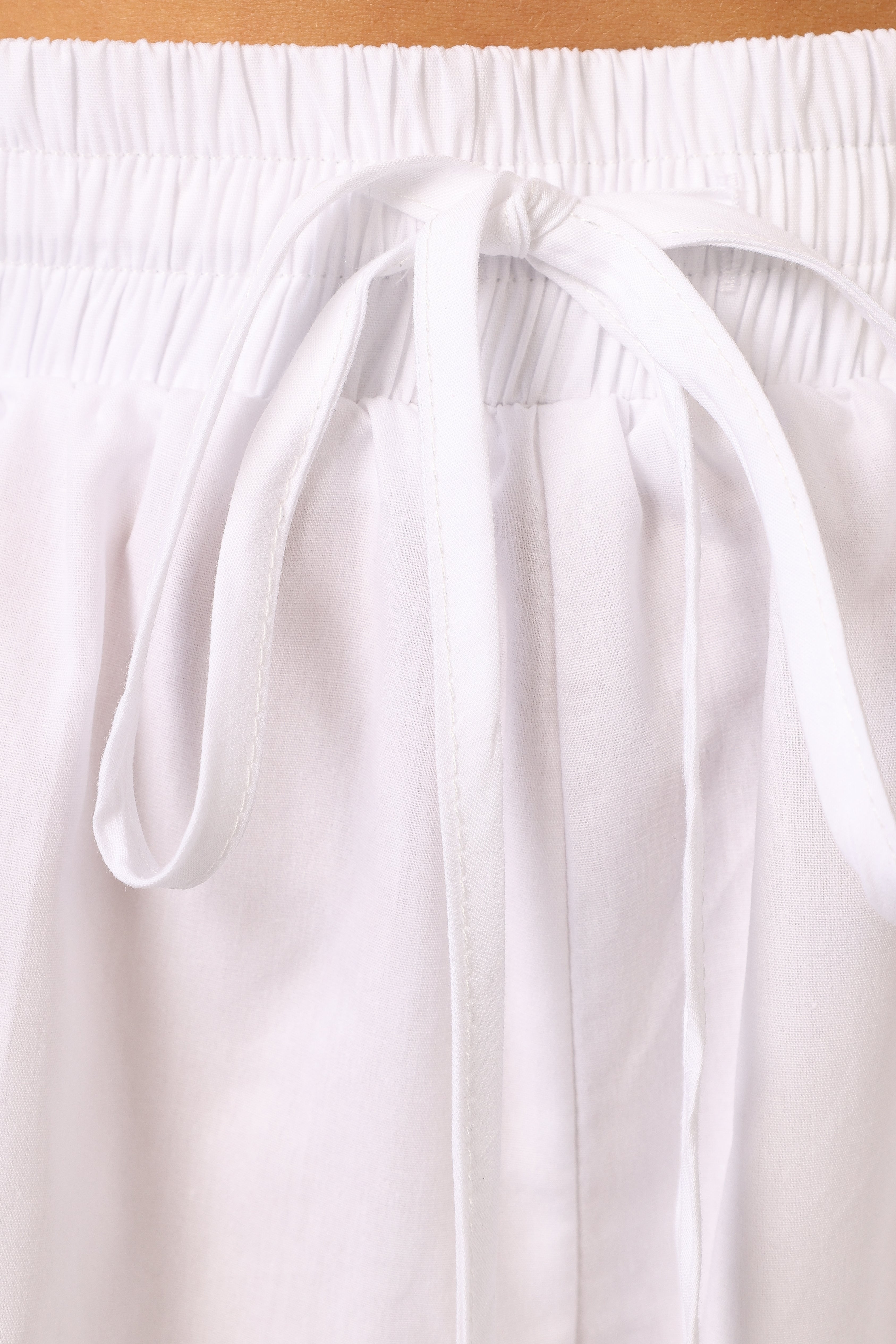 Katy Women's High Waisted White Shorts - Comfortable & Stylish for Summer, Travel, and Casual Outings