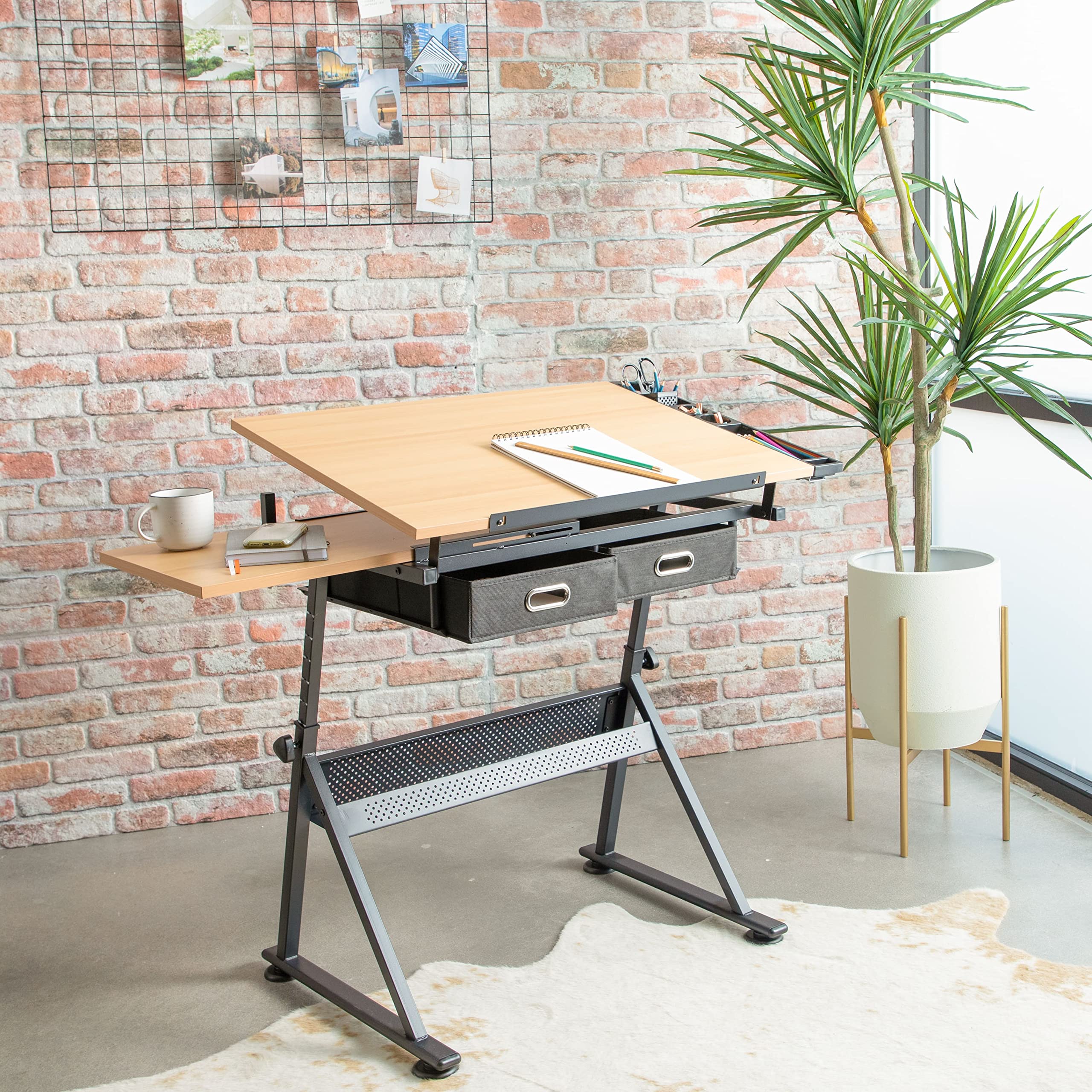 Artist’s Loft Arts and Crafts Creative Center - Adjustable Art Desk with Storage | Perfect for Painting, Drawing & DIY Projects | Kids & Adults Craft Station for Home, Studio or Classroom