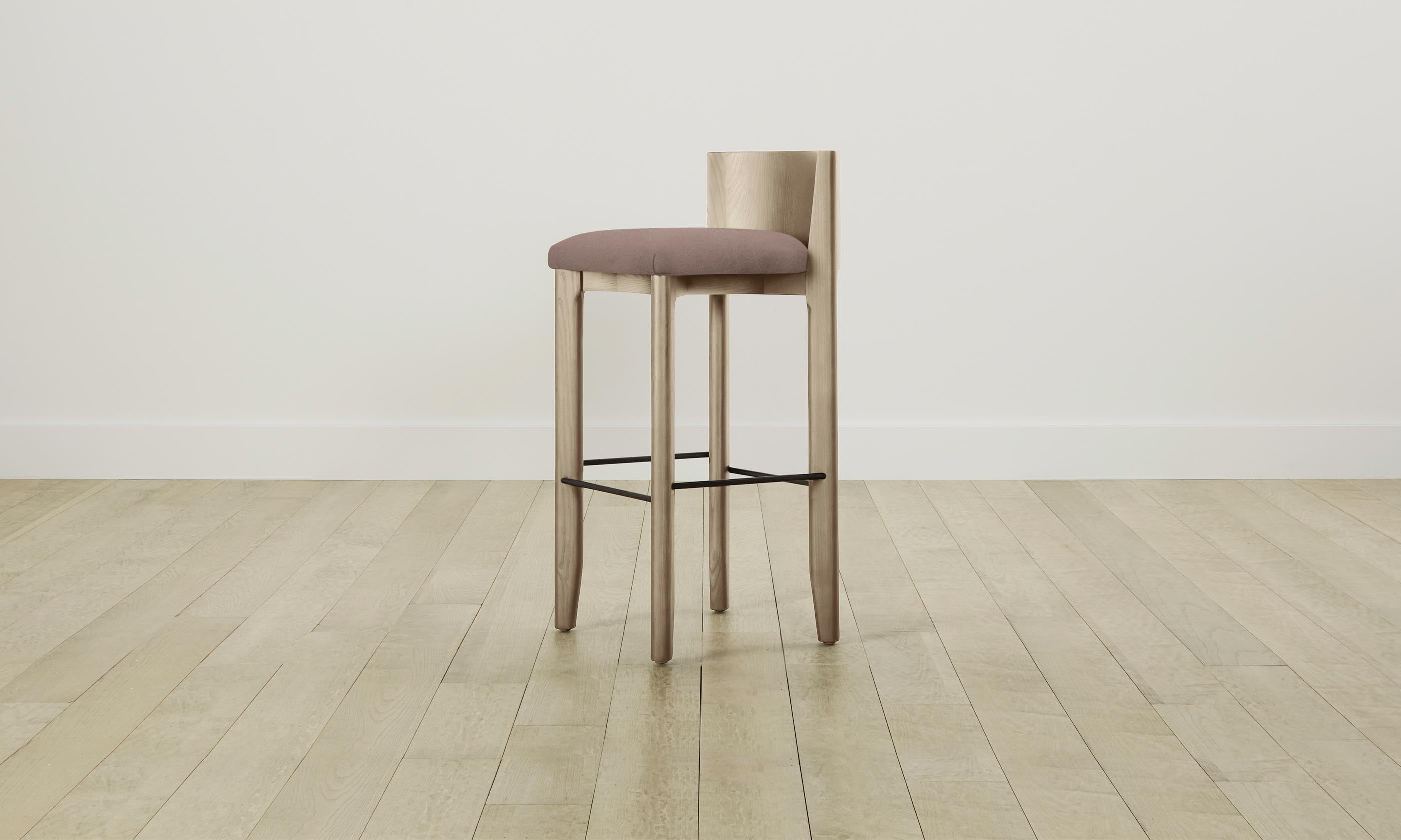 Premium Mohair Peony Bar & Counter Stool - The Delancey Collection - Elegant Kitchen Island & Home Bar Seating for Modern Interiors