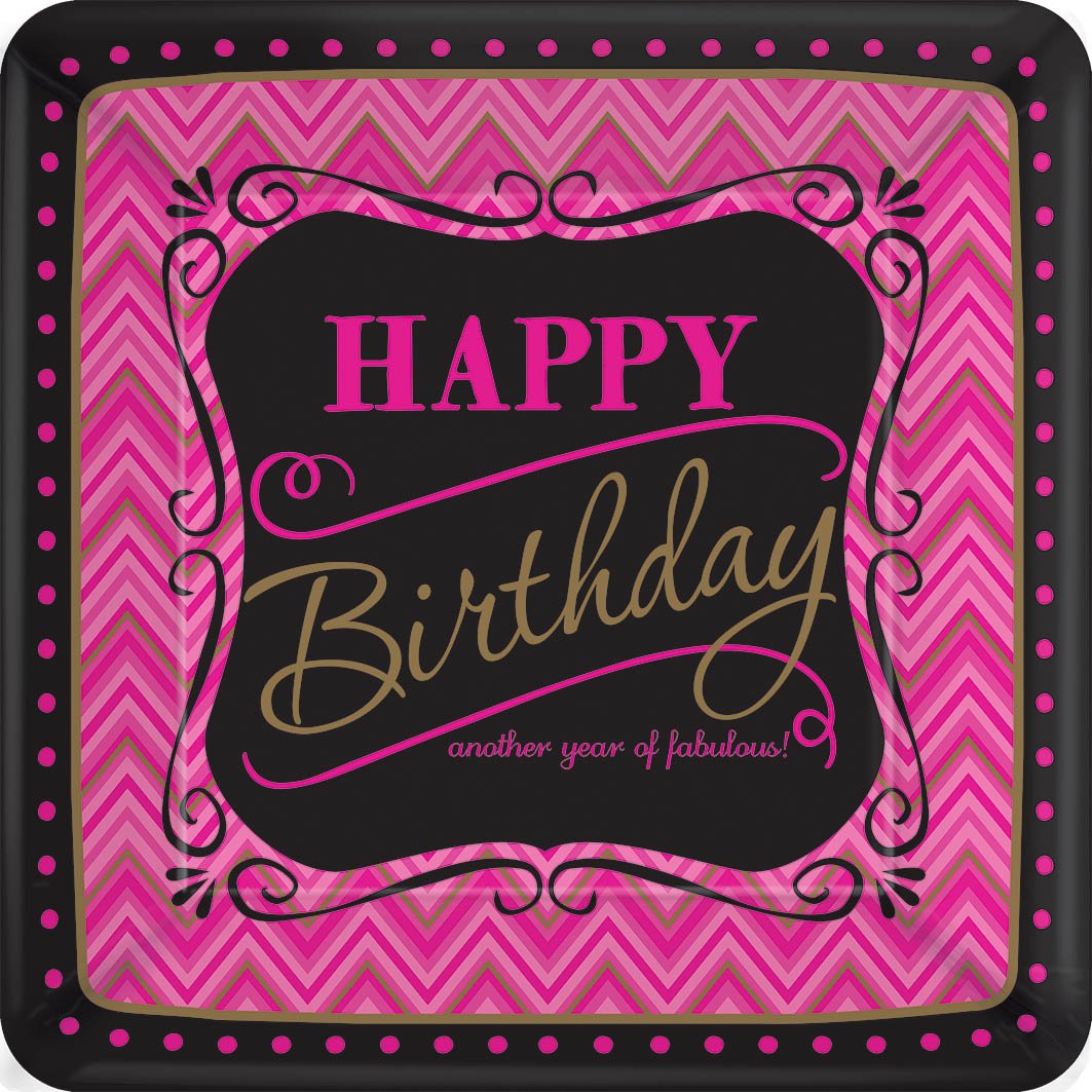 Eco-Friendly Square Paper Dessert Plates - 8 Inch Disposable Party Plates for Birthday, Wedding & Holiday Celebrations - Perfect for Cake, Cupcakes & Sweet Treats