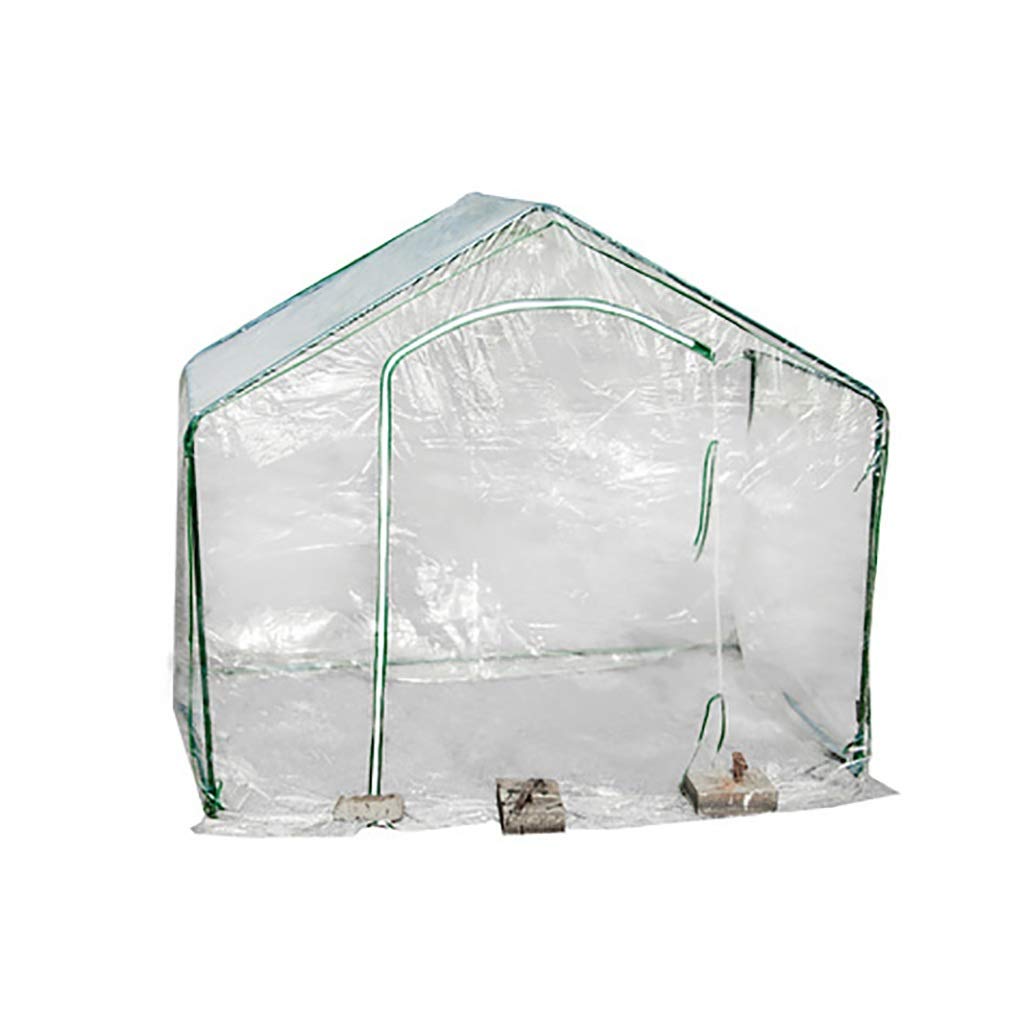 ZWWS-YJ Waterproof & Insulated Greenhouse Cover - Anti-Freeze, Rainproof Plant Shed for Balcony, Nursery & Home Gardens | Translucent Woven Fabric for Small Flowers & Plants | Perfect for Winter Protection & Year-Round Gardening
