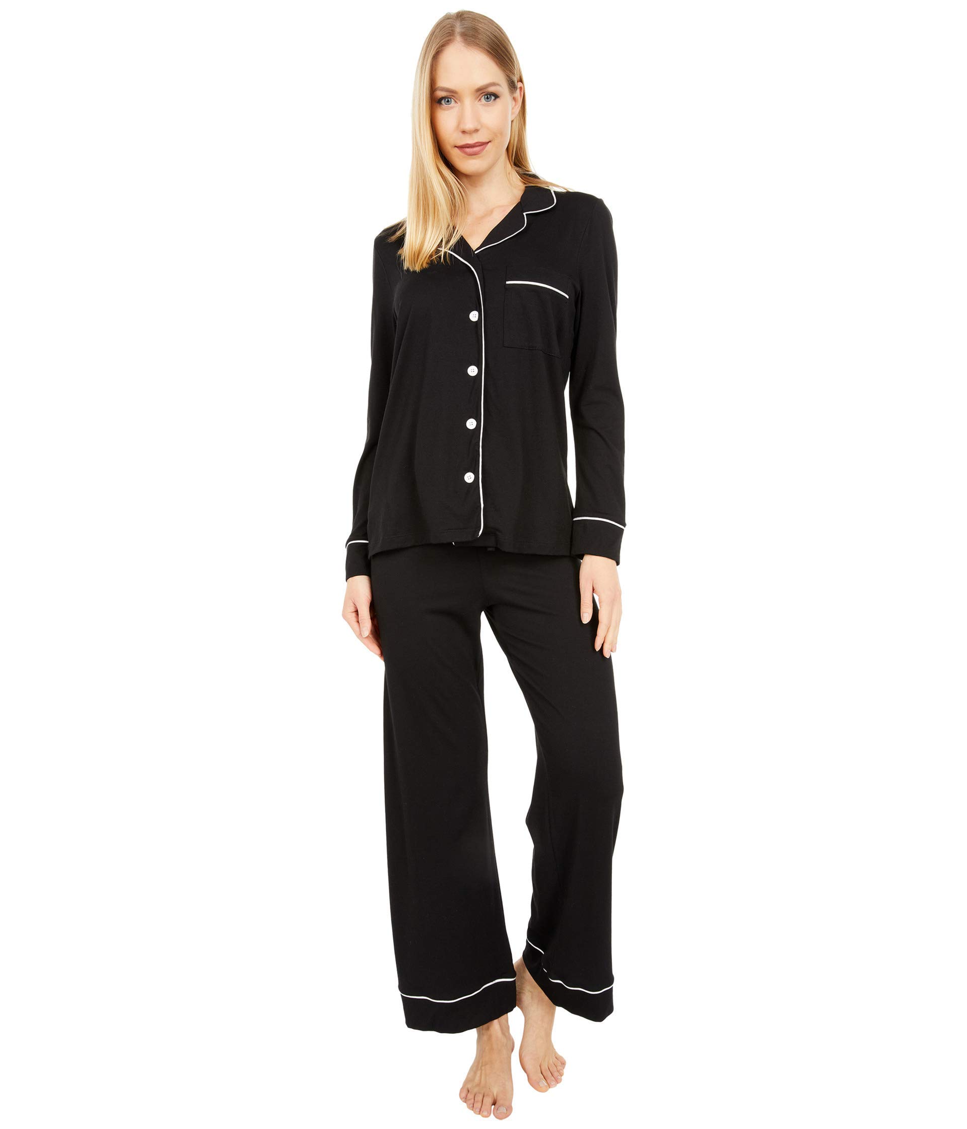 Cosabella Women's Bella Petite Long Sleeve Pajama Set - Soft Cotton Sleepwear for Women, Comfy Loungewear for Relaxing at Home or Overnight Travel