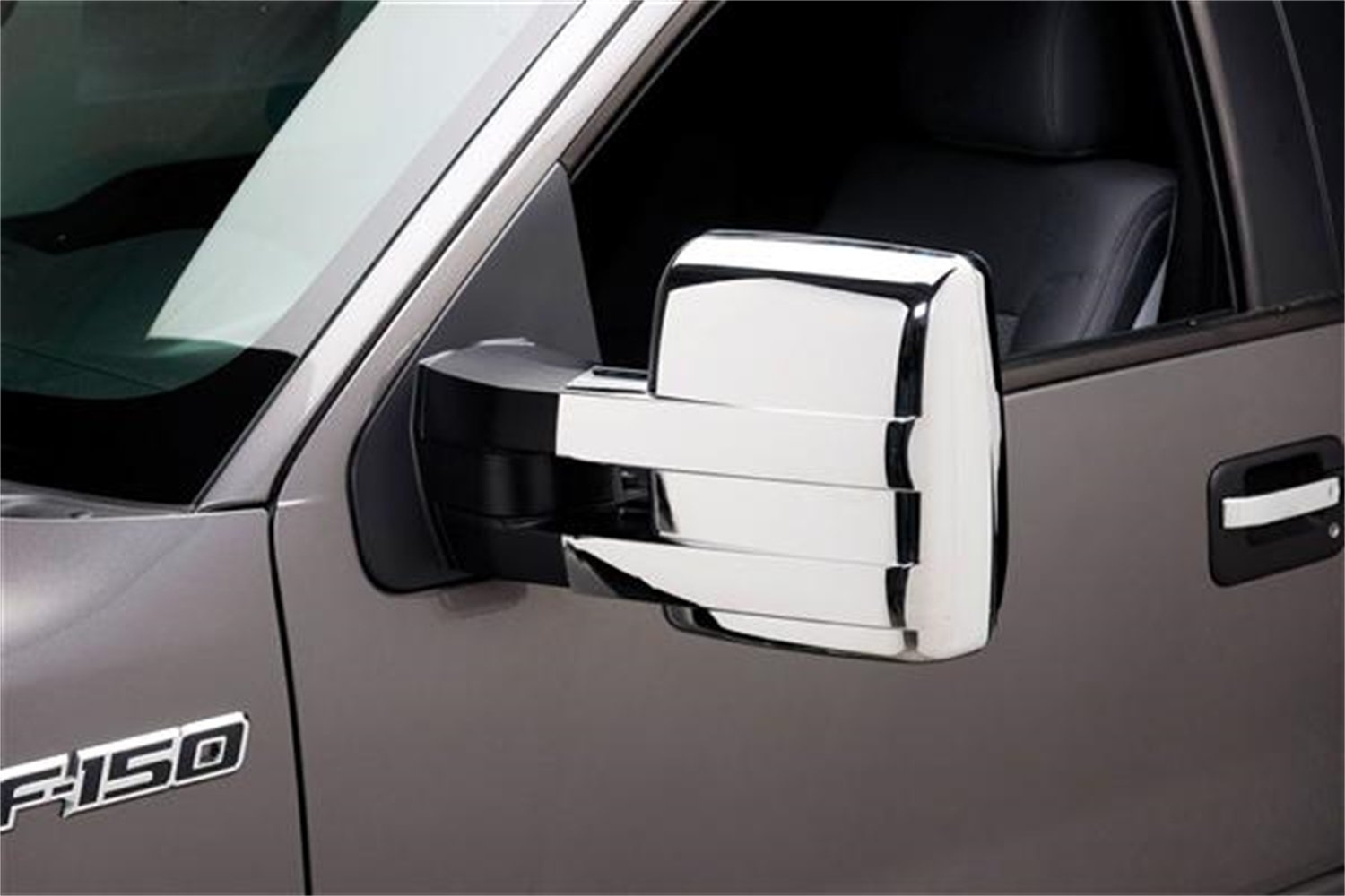 PUTCO 400522 Chrome Towing Mirror Cover for Trucks & SUVs - Durable Replacement Accessory for Enhanced Style & Protection While Hauling