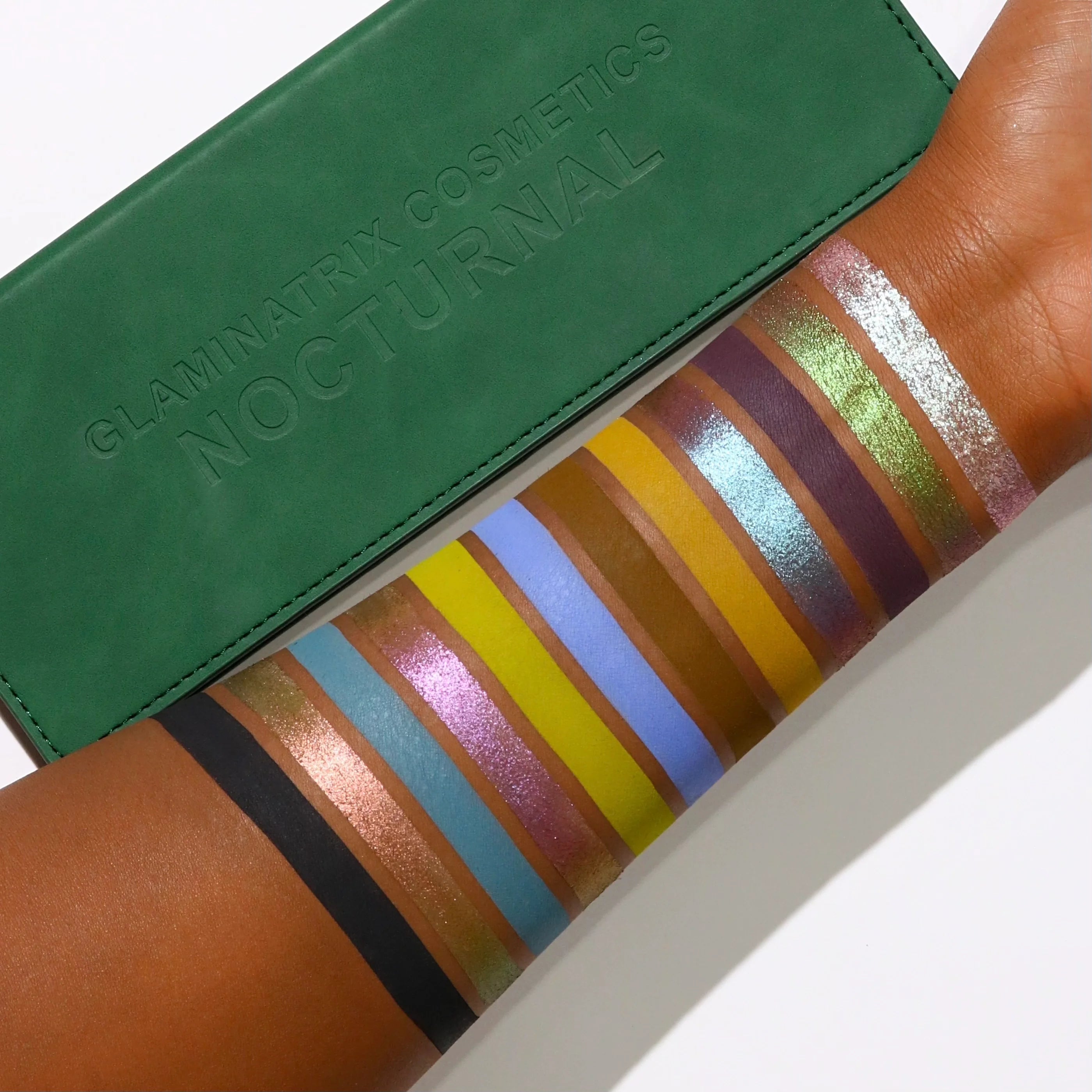 Nocturnal Mini Eyeshadow Palette - 12 Pigmented Matte & Shimmer Shades for Day & Night Makeup | Perfect for Parties, Date Nights & Special Occasions