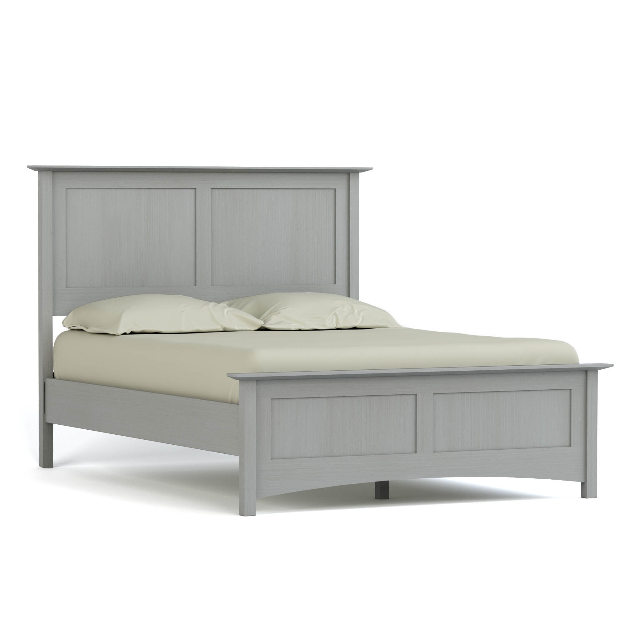 Gable Road Bed Frame - Sturdy Metal Platform Bed with Wooden Headboard - Perfect for Modern Bedrooms & Guest Rooms