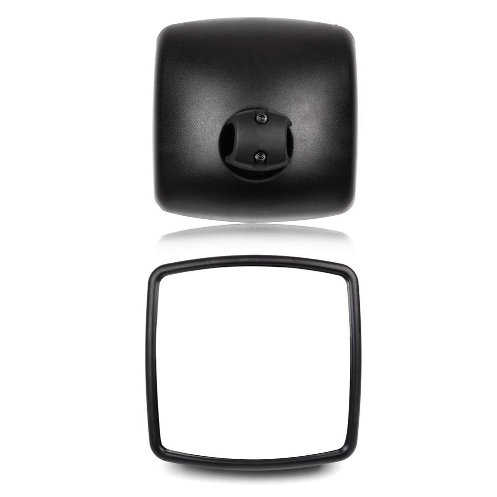 CCiyu Towing Mirror for International Durastar 4300 4400 7400 7600 8500 8600 (2002 & Newer) - Black Housing Side Mirror Replacement | Perfect for Truck Towing, RV Hauling & Commercial Vehicle Safety