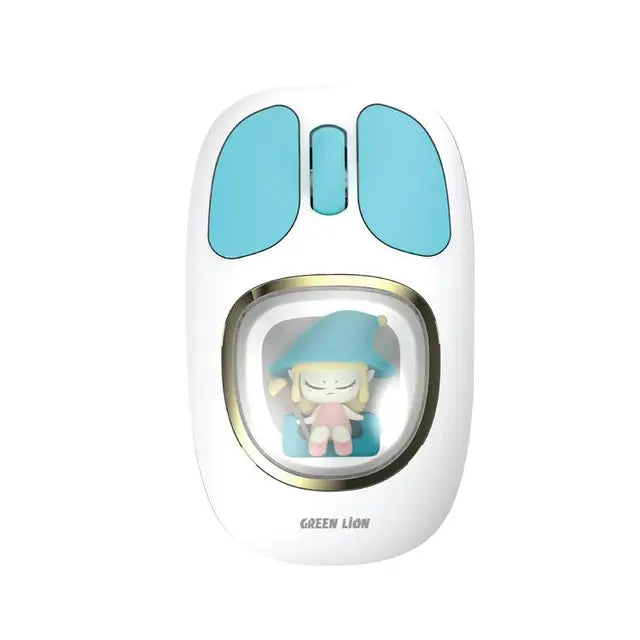 Green Lion Moosh Wireless Mouse - Ergonomic Bluetooth Mouse for Laptop, PC, Mac - Portable Silent Mouse for Office, Travel, Gaming, Home Use