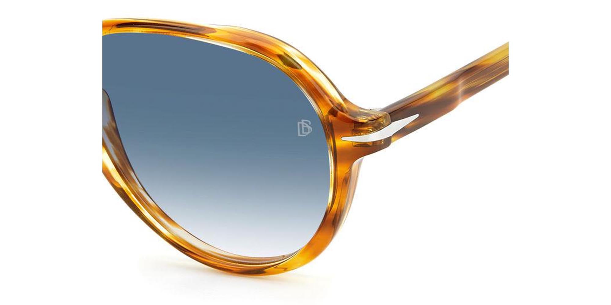 David Beckham DB7079/S Men's Sunglasses - Polarized UV Protection Aviator Style for Driving, Outdoor Sports & Fashion