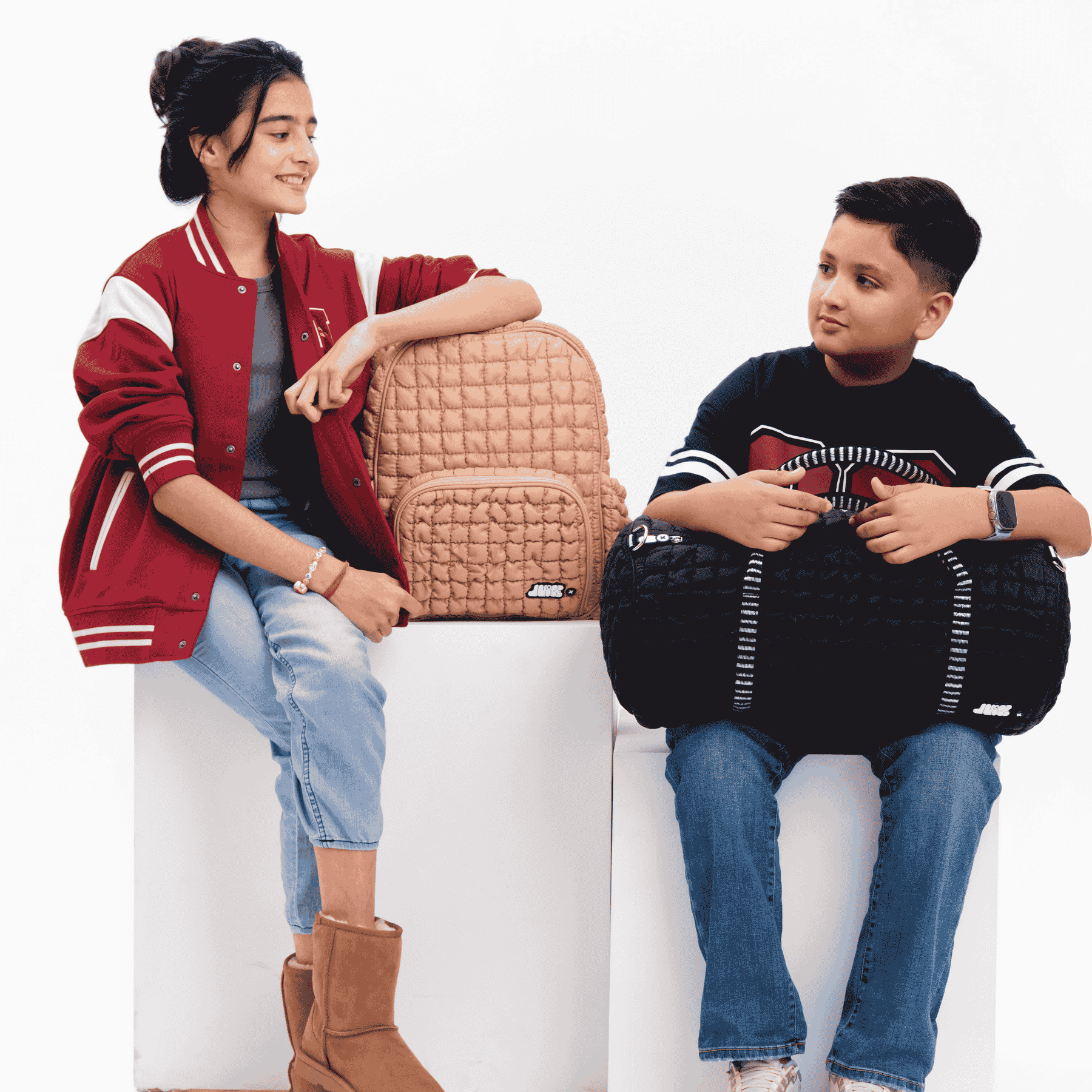 Boba Medium Backpack Sand - Stylish & Durable College Backpack for Women & Men - Perfect for School, Travel & Outdoor Adventures
