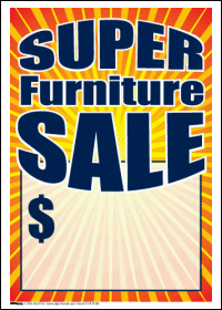 100-Pack Sale Tags for Furniture - Bulk Discount Labels for Retail Stores, Clearance Sales & Garage Sales