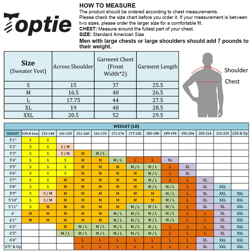 TopTie Men's Cotton Business Casual Solid Color Sweater Vest - Slim Fit Pullover for Office Wear, Layering & Smart Casual Outfits