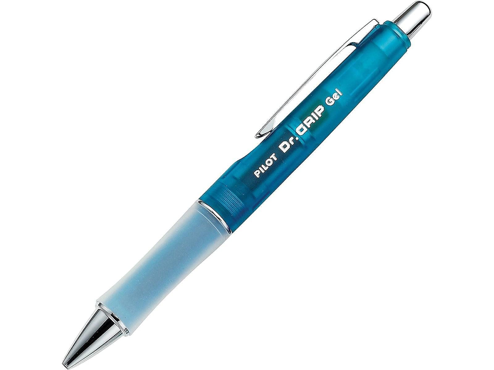 PILOT Dr. Grip Refillable Retractable Gel Pen - Fine Point 0.7mm, Blue Barrel with Black Ink (36260) - Smooth Writing for Office, School & Note Taking