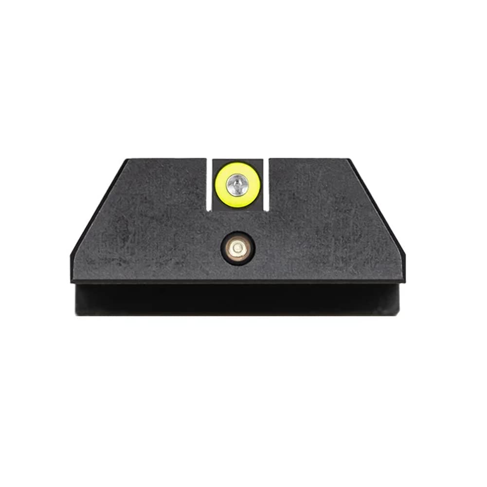 Night Fision Accur8 Student of The Gun Tritium Night Sights for Glock Pistols - High Visibility Sights for Low Light & Tactical Shooting