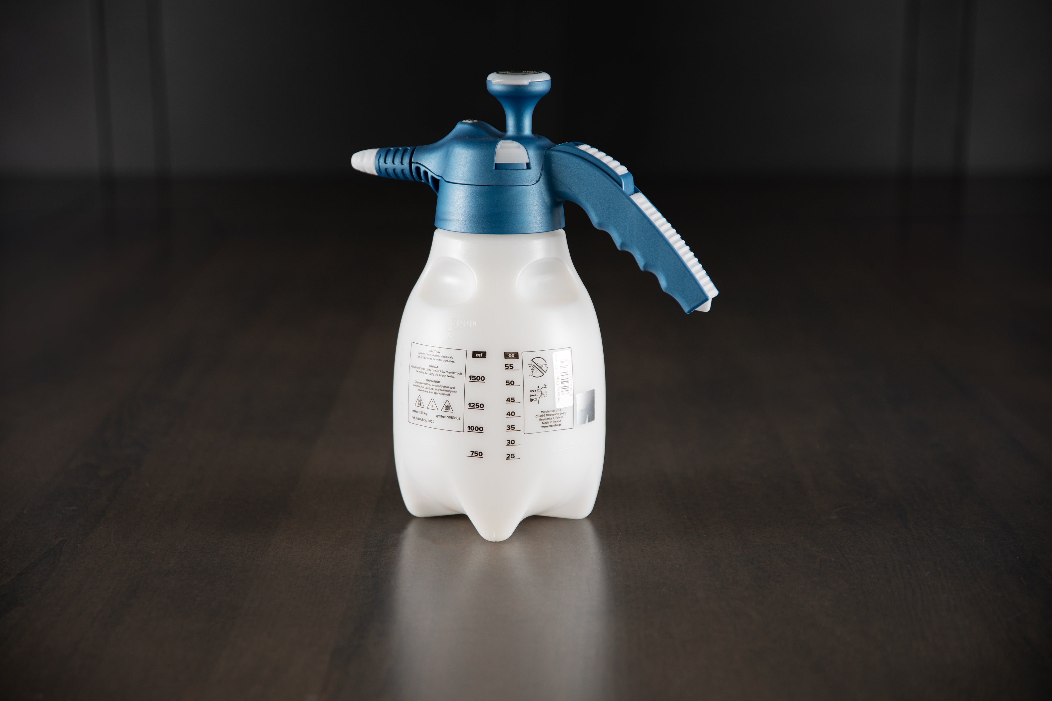 Marolex Ergonomic Industrial Spray Bottle - Heavy Duty Chemical Resistant for Cleaning, Gardening & Automotive Use
