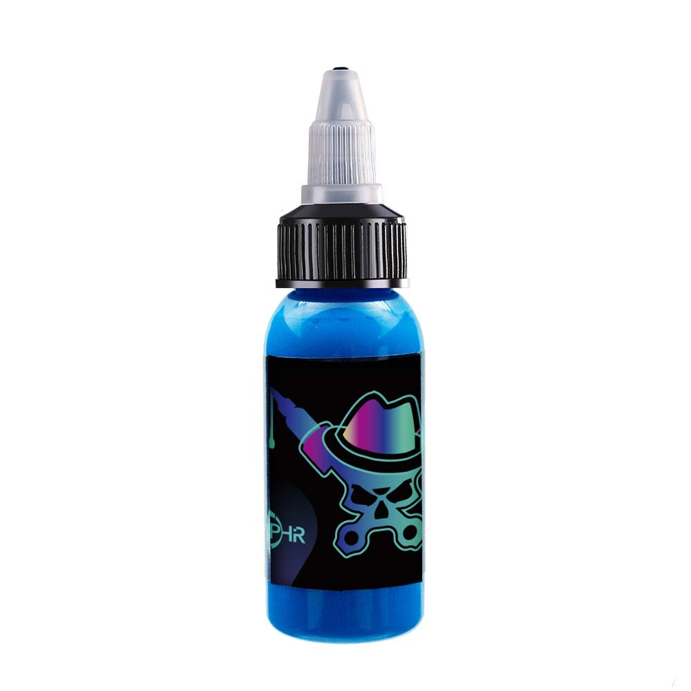OPHIR Acrylic Airbrush Paint Set - Premium Opaque Pigment Ink for Model Building, Hobby Crafts, Shoe Customization & Leather Painting (Blue Lake) - Water & Alcohol Soluble for Easy Cleaning - Perfect for DIY Projects, Cosplay Props & Art Creations