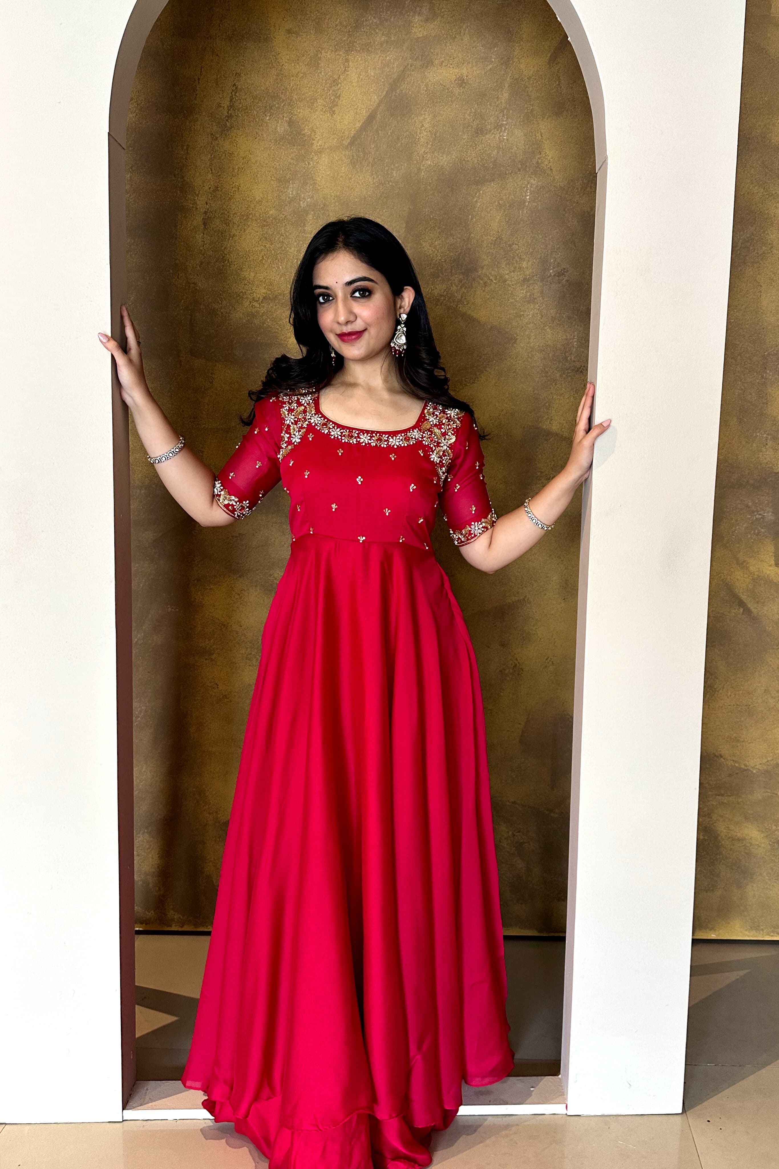 Roshika Premium Handmade Lehenga Choli Set for Women - Traditional Indian Bridal Wear for Weddings & Festivals