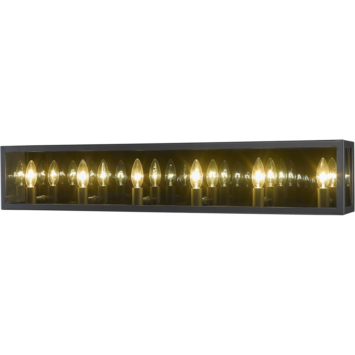 Z-Lite 6 Light Vanity Bathroom Light Fixture 802-6V-MC, Charcoal Finish - Perfect for Modern Bathroom, Powder Room & Dressing Area Lighting