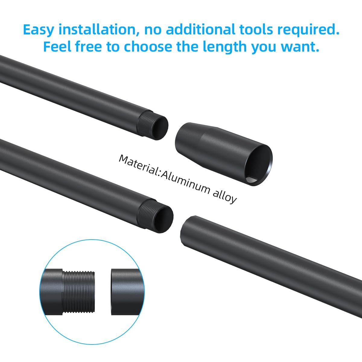 Starlink RV Ladder Mount Bracket for Starlink Gen 2/V2 - Compatible with 25mm-32mm Cylindrical Rails - Perfect for Camping, RV Travel & Outdoor Satellite Internet Setup