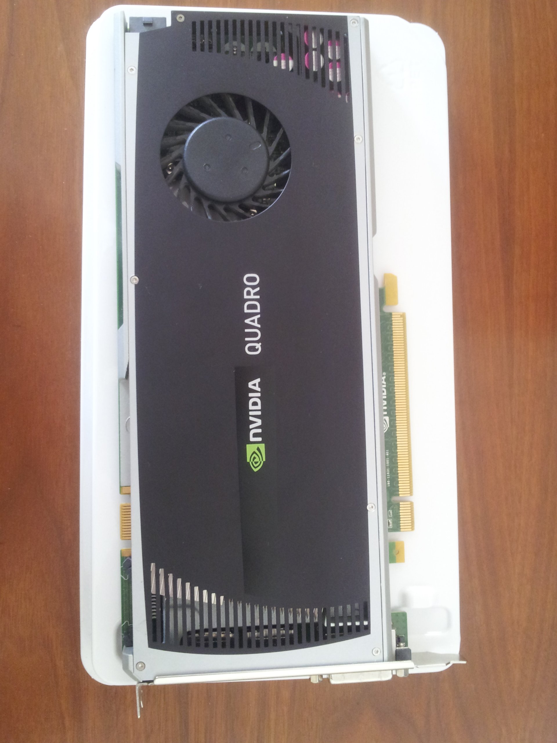 NVIDIA Quadro 4000 2GB GDDR5 PCIe x16 2.0 Graphics Card with DVI & DisplayPort Outputs - Dell Part 38Xnm - Ideal for CAD, 3D Modeling & Professional Workstations