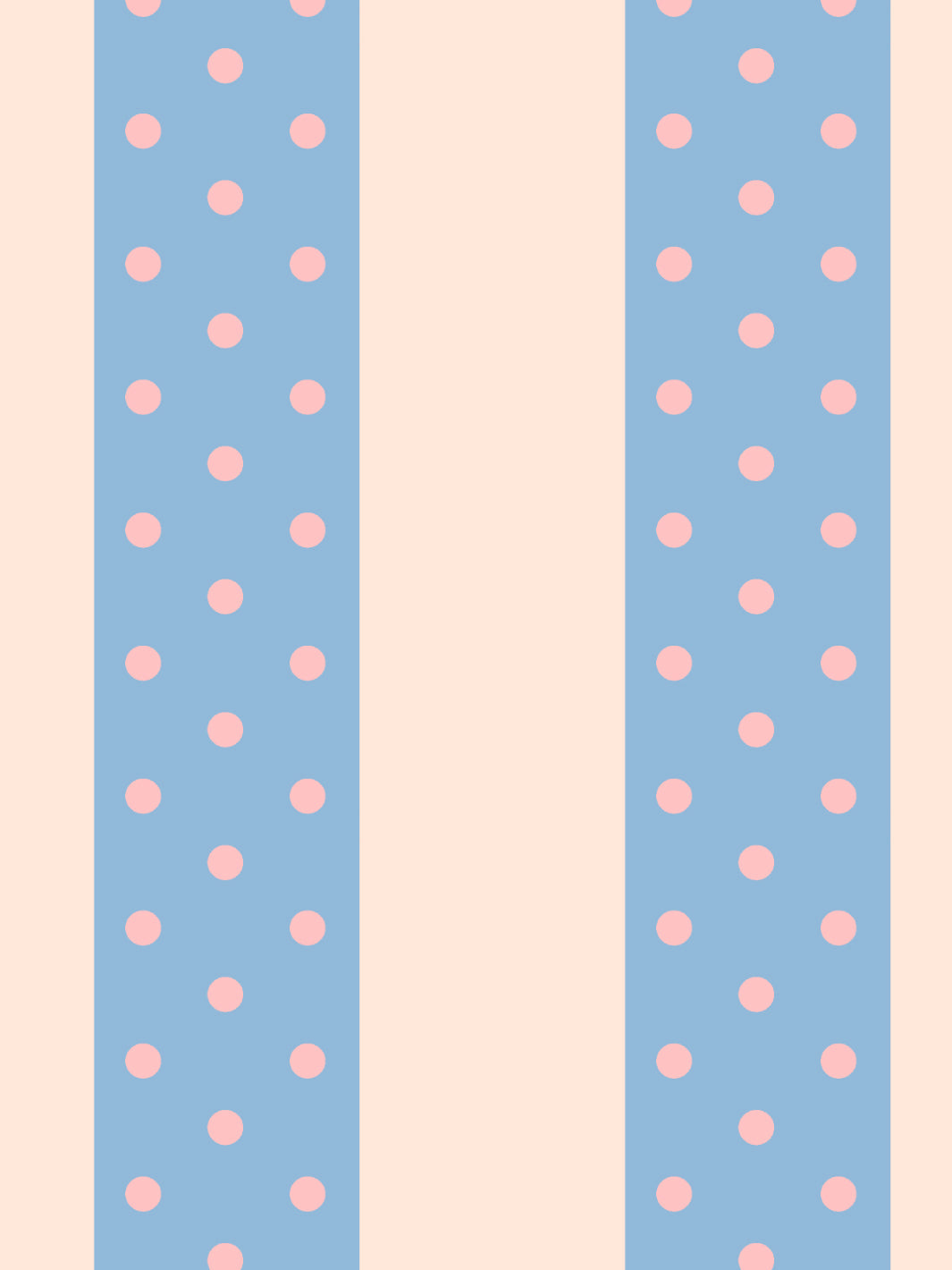 Barbie™ 'Just Ken Stripe' Wallpaper - Peach & Cornflower Blue Peel and Stick Removable Wallpaper for Bedroom, Nursery, or Home Office Decor