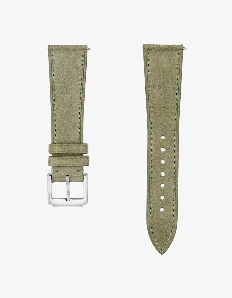 Premium Suede Leather Watch Strap 17mm & 21mm - Soft & Durable Replacement Band for Men & Women - Perfect for Casual, Dress & Everyday Wear