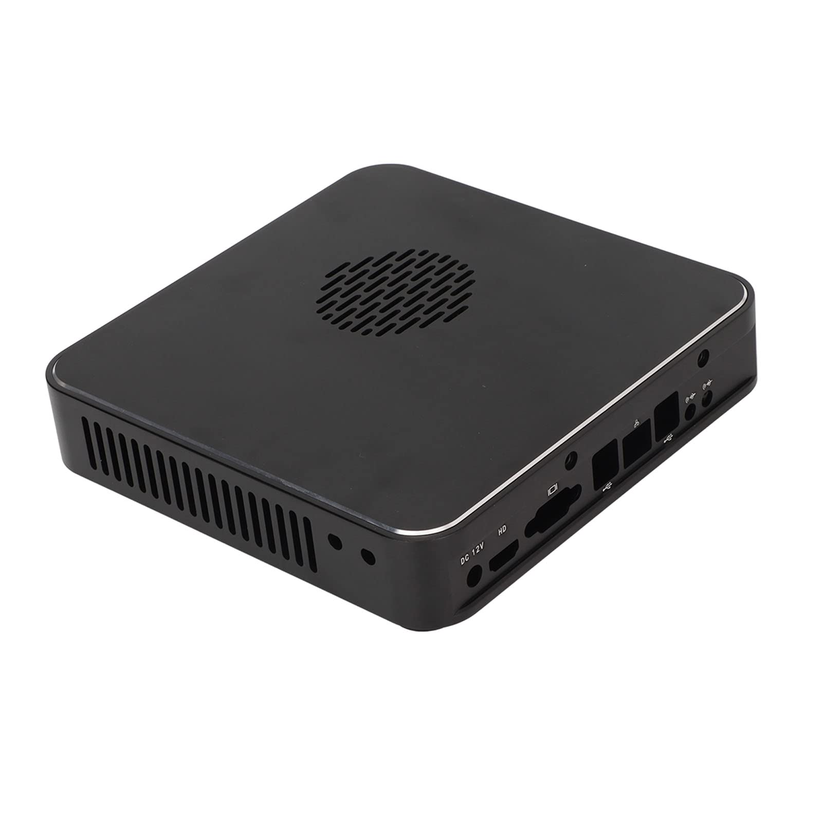 Premium Aluminum Alloy Mini ITX PC Case - Mid Tower Computer Chassis for Mini ITX 17x17cm Motherboards | Water-Cooling Ready with VGA & DC Power Holes | Perfect for Compact Gaming & Home Office Builds