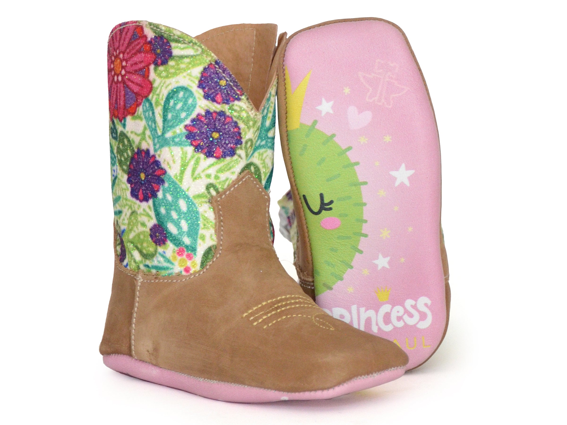 Sparkly Infant Girls Shoes with Princess Sole - Perfect for Parties, Special Occasions & Dress-Up Play