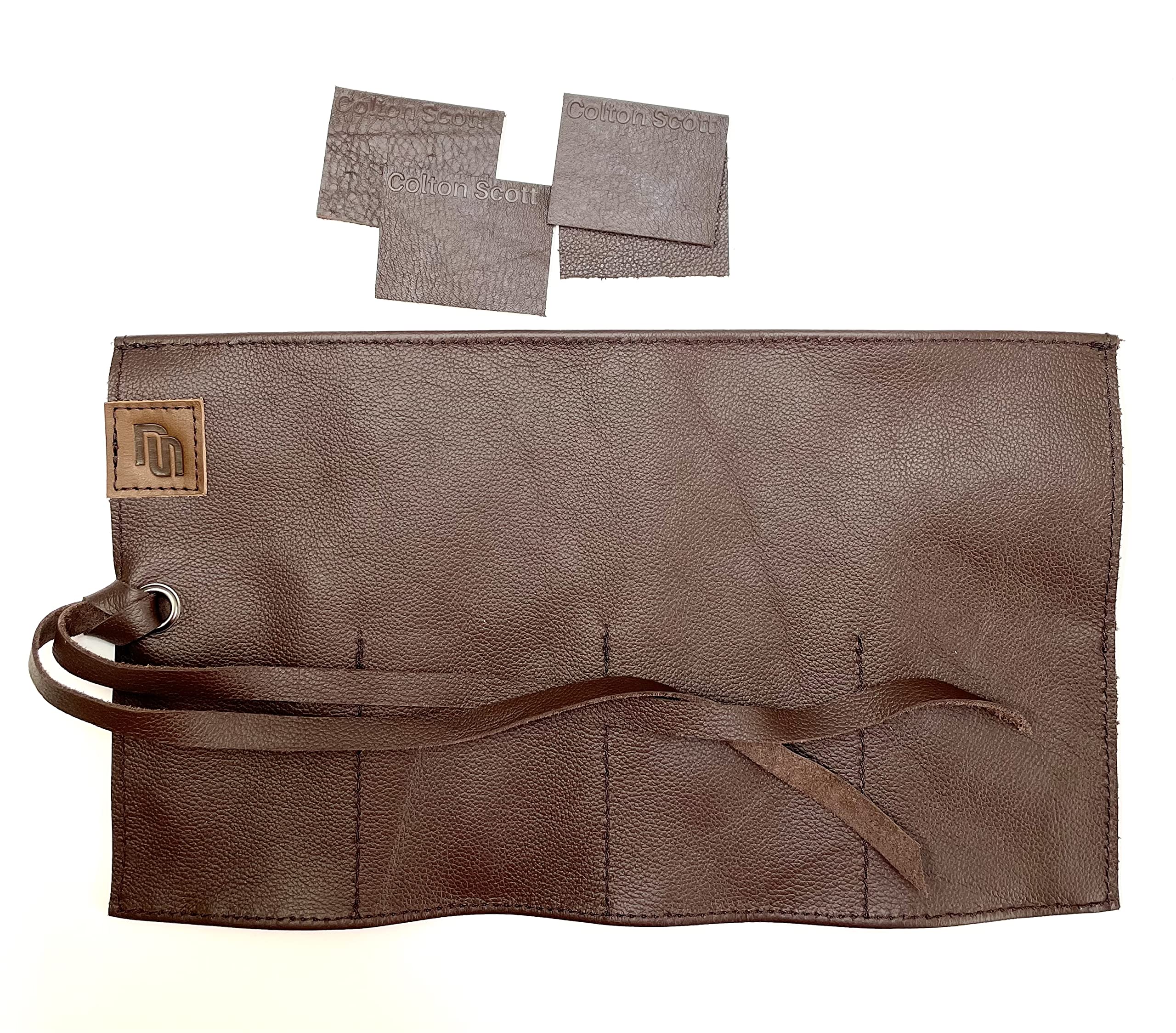 Premium Leather Watch Roll for 4 Watches - Handmade USA Italian Leather - Perfect Travel & Gift for Watch Lovers