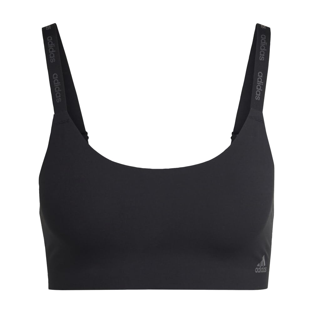 adidas Women's Micro Flex Wireless Seamless Lounge Bra - Comfortable Yoga Sports Bra for Workout, Running & Casual Wear