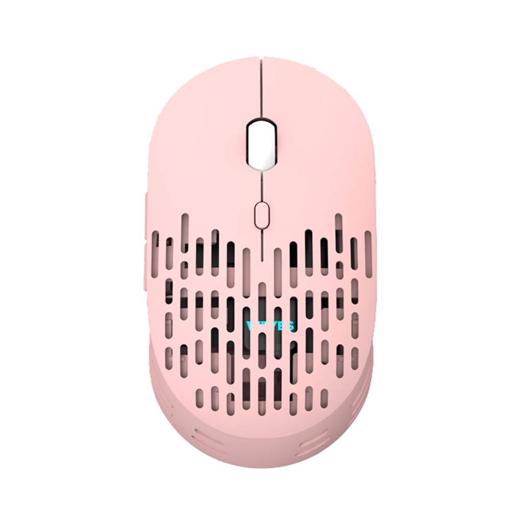 Wireless Bluetooth Mouse with Hollow-Out Ventilation Design, Dual Mode Connectivity, Silent Click & Optical Tracking, USB-C Rechargeable - Perfect for Office, Gaming & Travel Use