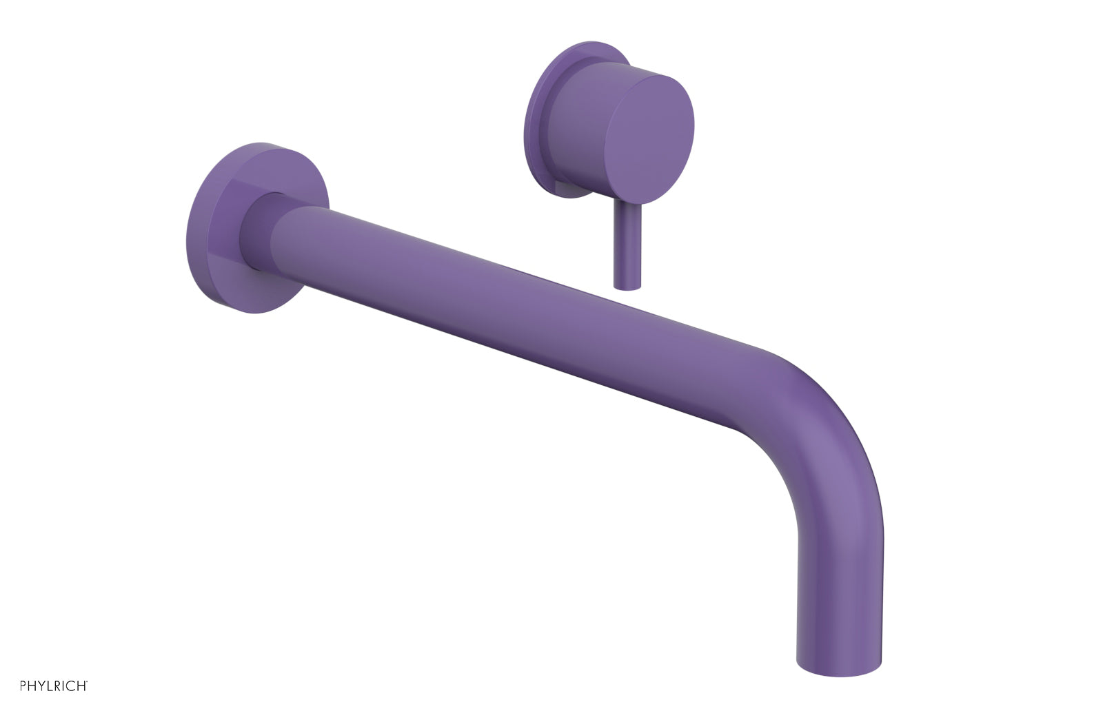 Basic II 10 Single Handle Wall Mount Lavatory Faucet Set with Lever Handle - 230 15 10 - Perfect for Bathroom Sink, Powder Room & Guest Bath Installation