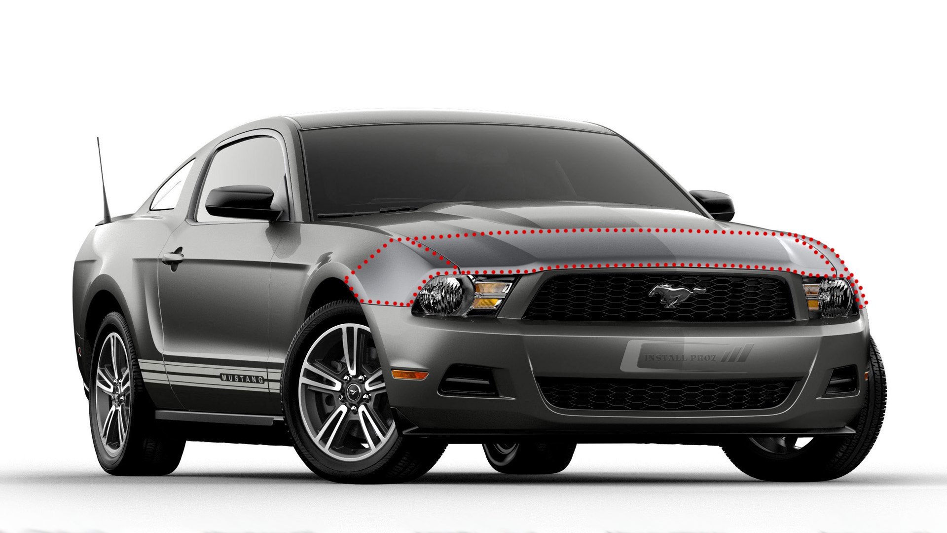 Self-Healing Clear Paint Protection Film Kit - Universal Hood & Fender Guard (18