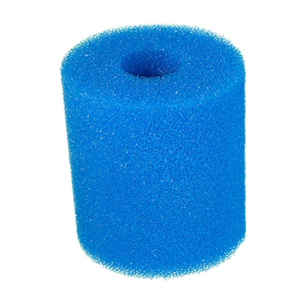 Gazechimp Type A Washable Foam Cartridge for Swimming Pool Filter, 10.2x9.3cm, Blue – Ideal for Pool Maintenance and Water Filtration